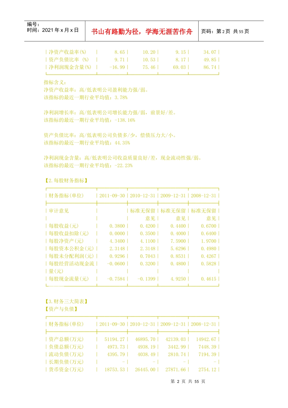 成都某科技公司年度第三季度季度报告_第2页