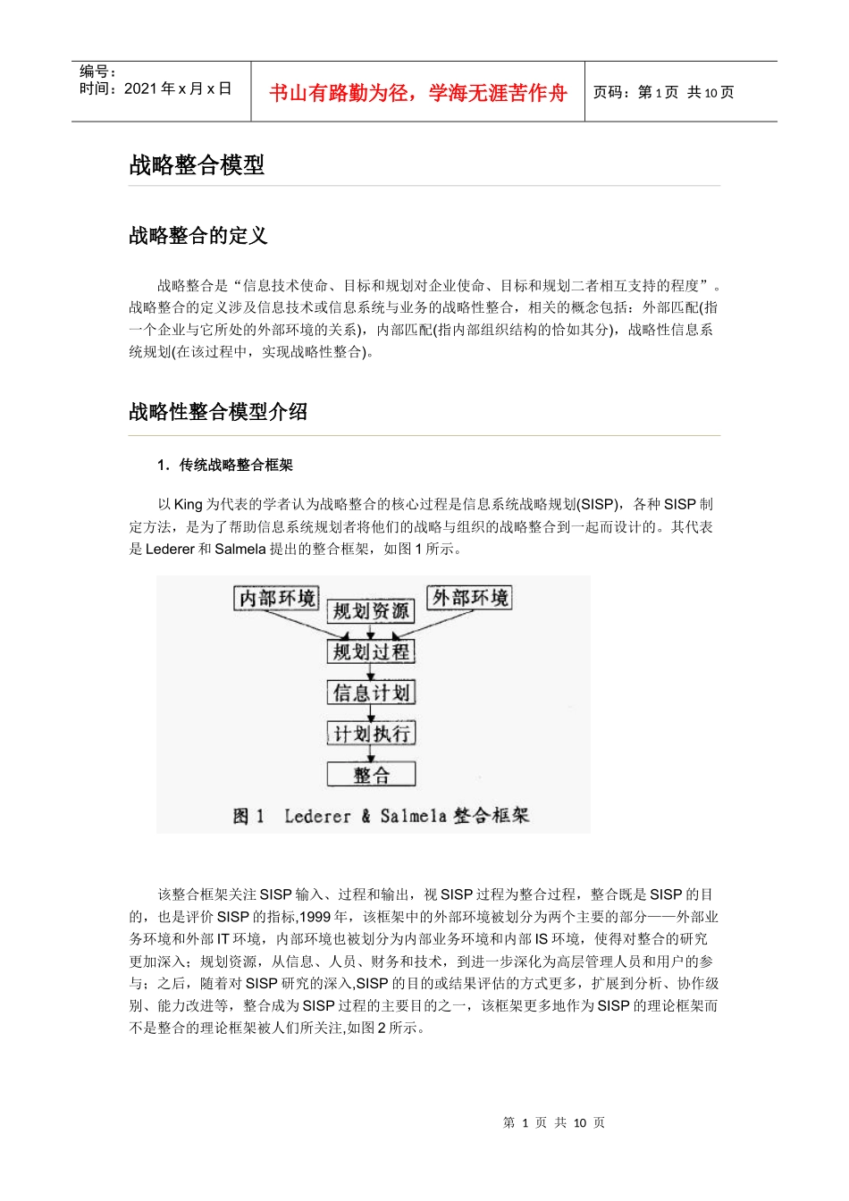 战略整合模型_第1页