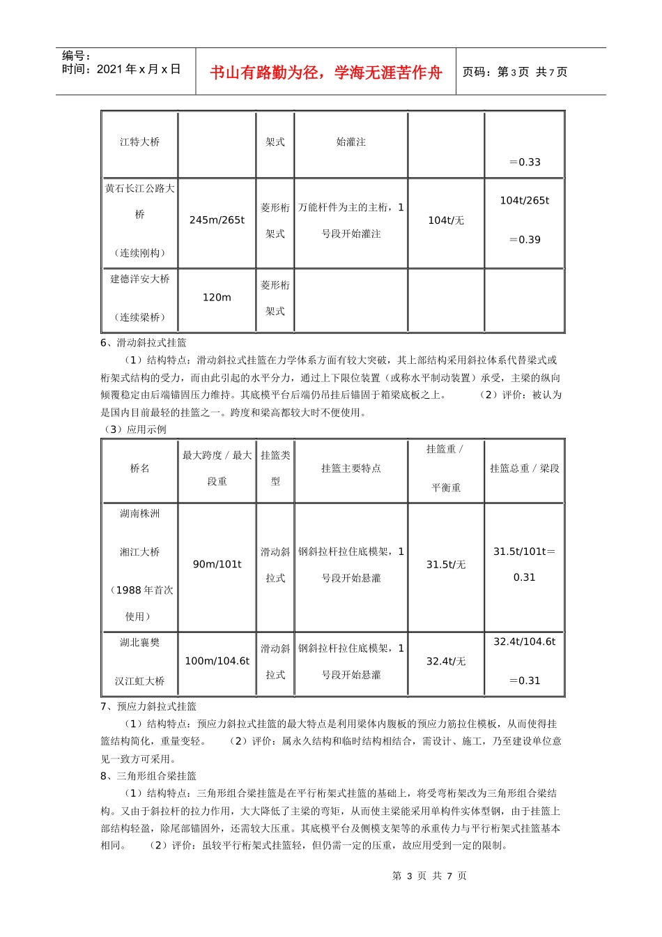悬臂浇筑施工连续梁桥_第3页