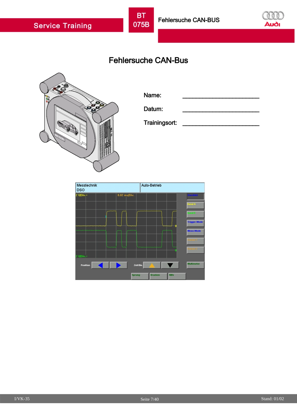 某汽车CAN–数据总线网络的故障检测_第1页