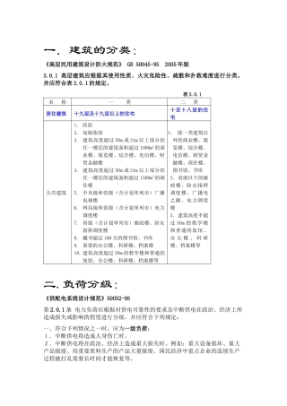 毕业设计指导——建筑配电系统