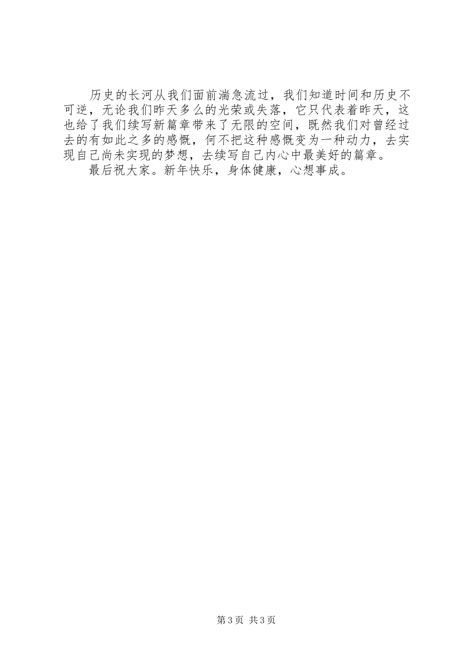 在迎新年座谈会上的发言稿 (2)_第3页