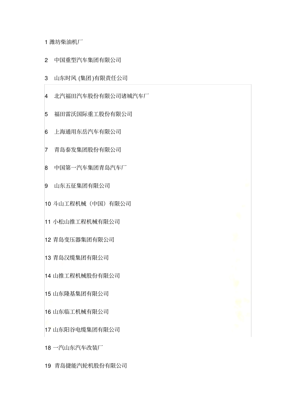 山东机械(模具)企业百强名单_第2页