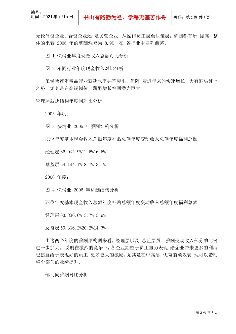 快消行业薪酬统计与分析方法_第2页