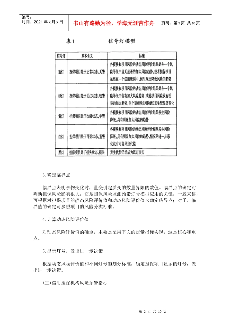 我国信用担保行业风险预警机制构建研究_第3页
