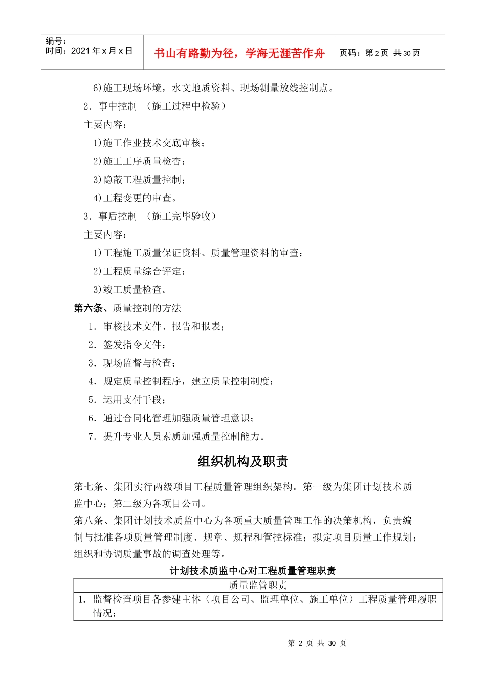 房产公司质量管理操作手册_第2页