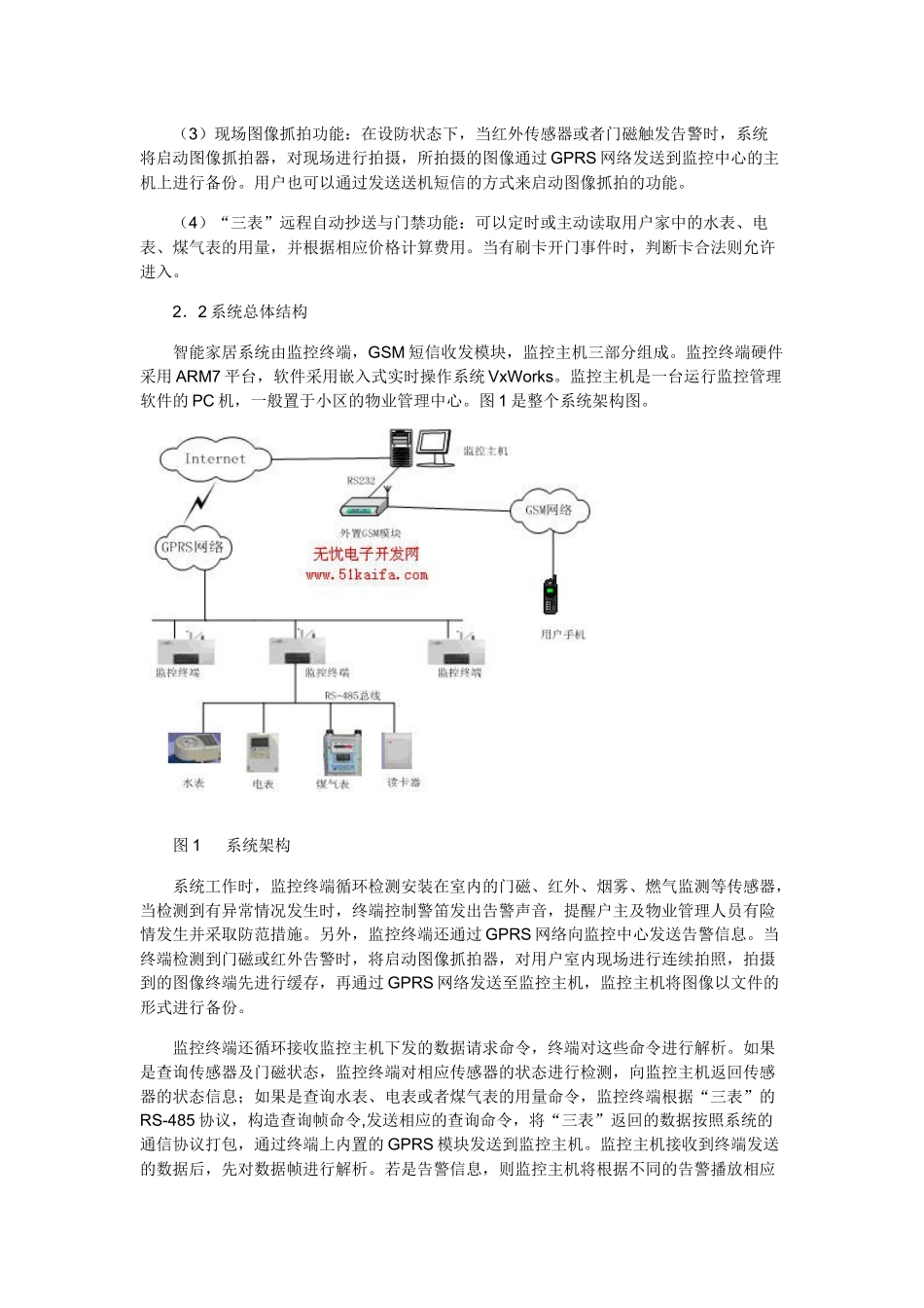 基于ARM及GPRS的智能家居系统的实现_第2页