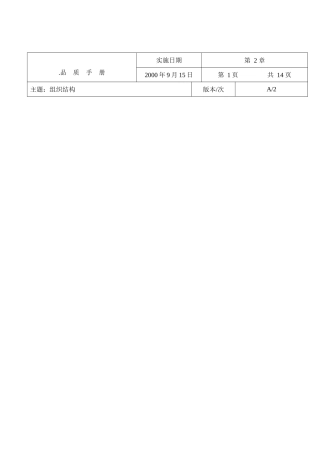 惠州某公司组织结构
