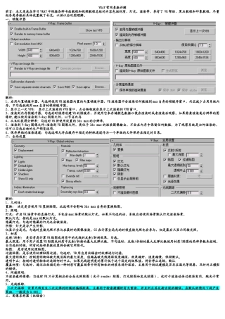 总结VR参数