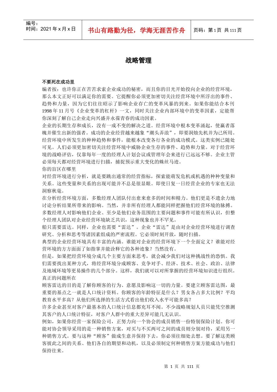 战略管理大观_第1页