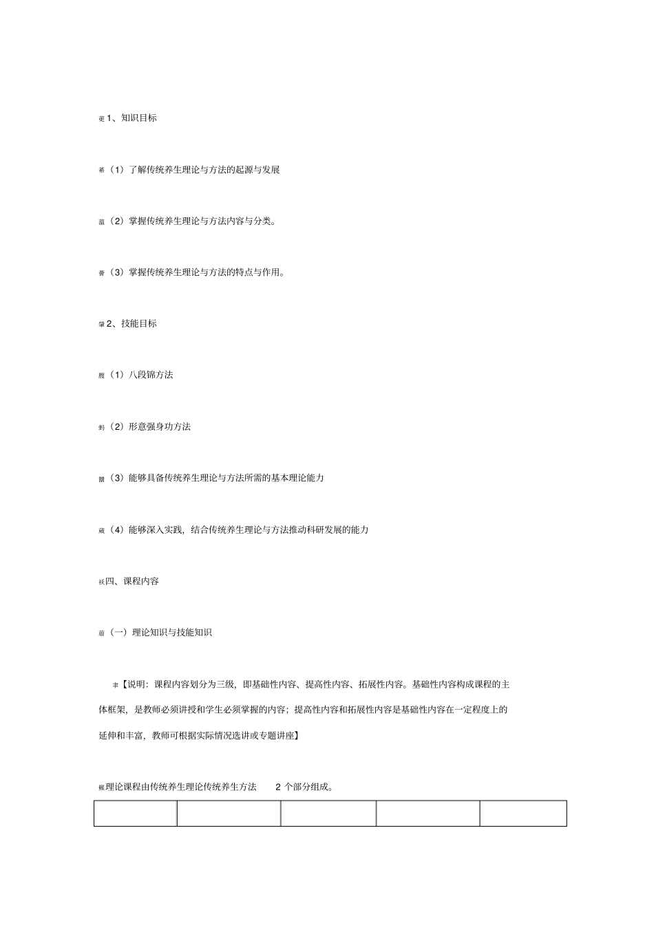 传统养生课程标准_第3页