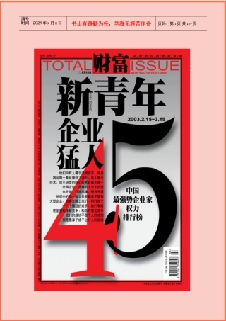我国企业猛人是一群什么样的人