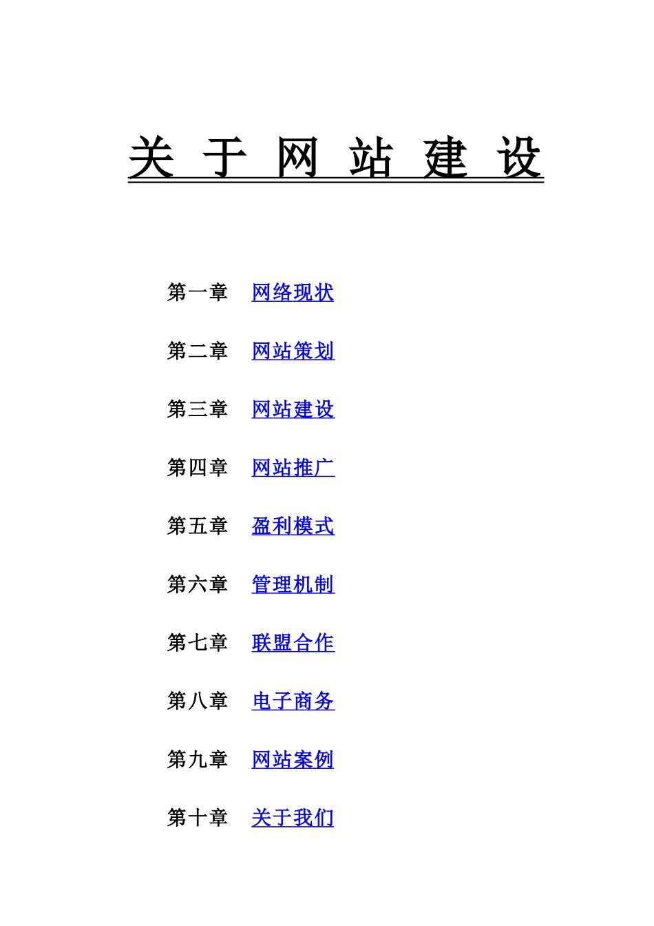 网站策划及互联网应用分析报告_第1页