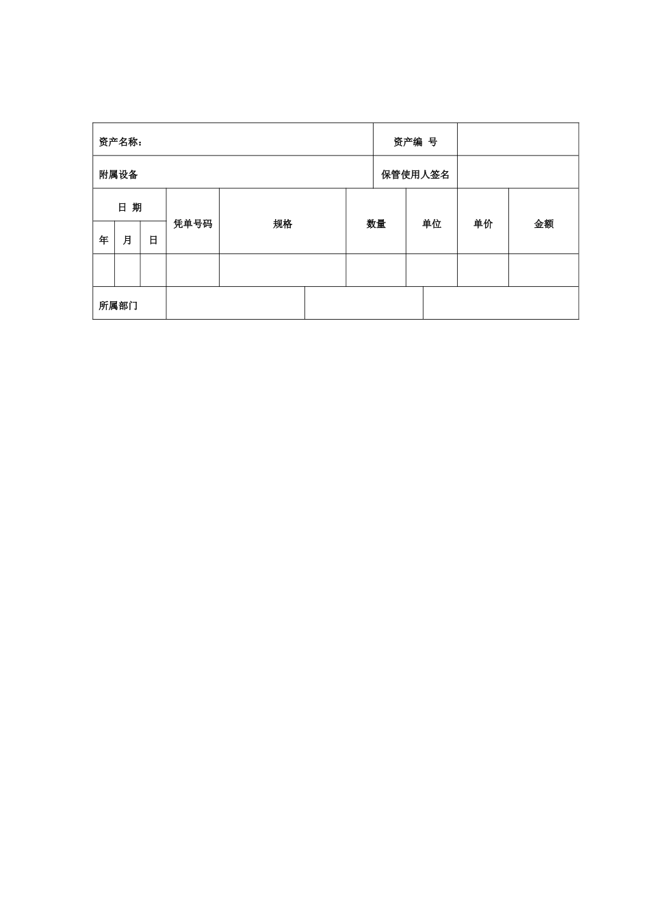 固定资产管理台帐与盘点表_第2页