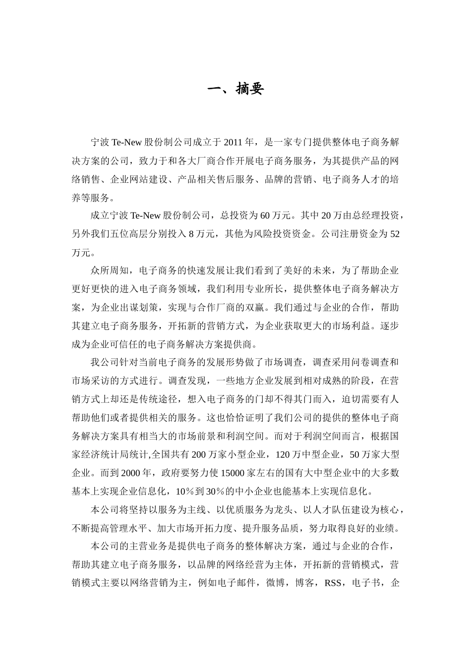 整体电子商务解决方案策划书_第3页