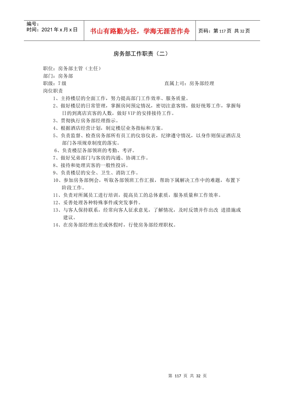 房务部管理手册（P36）_第3页