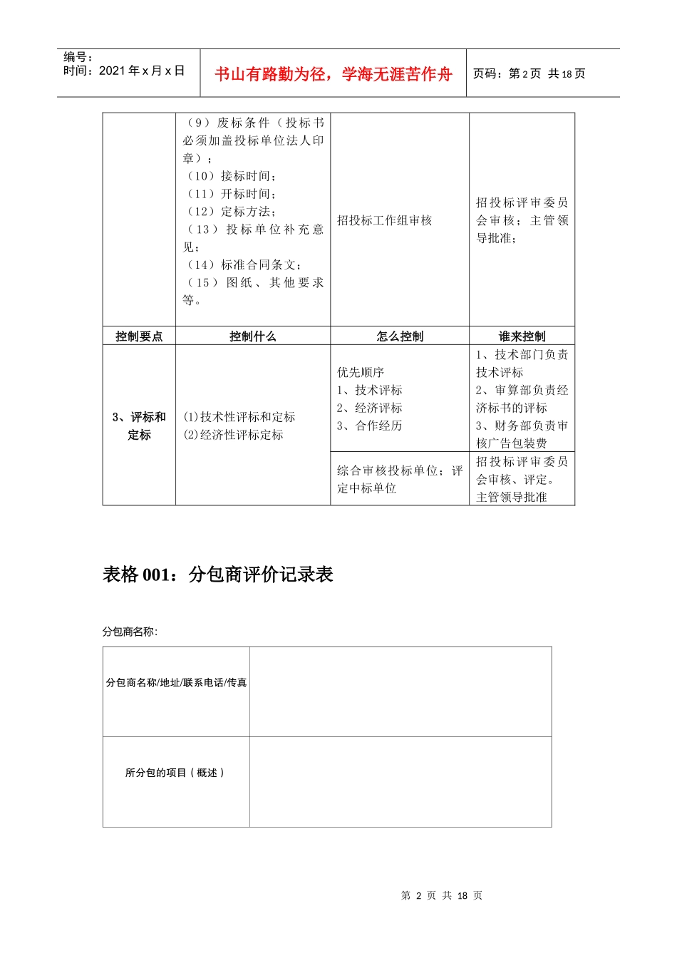 成本控制招投标环节工具箱_第2页