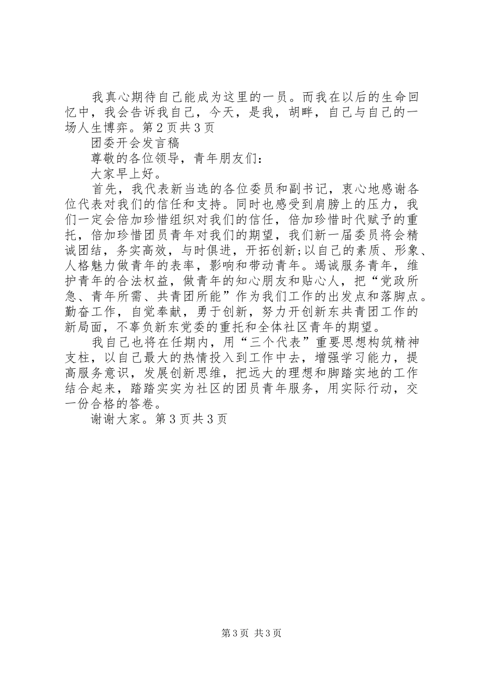团委开会发言_第3页