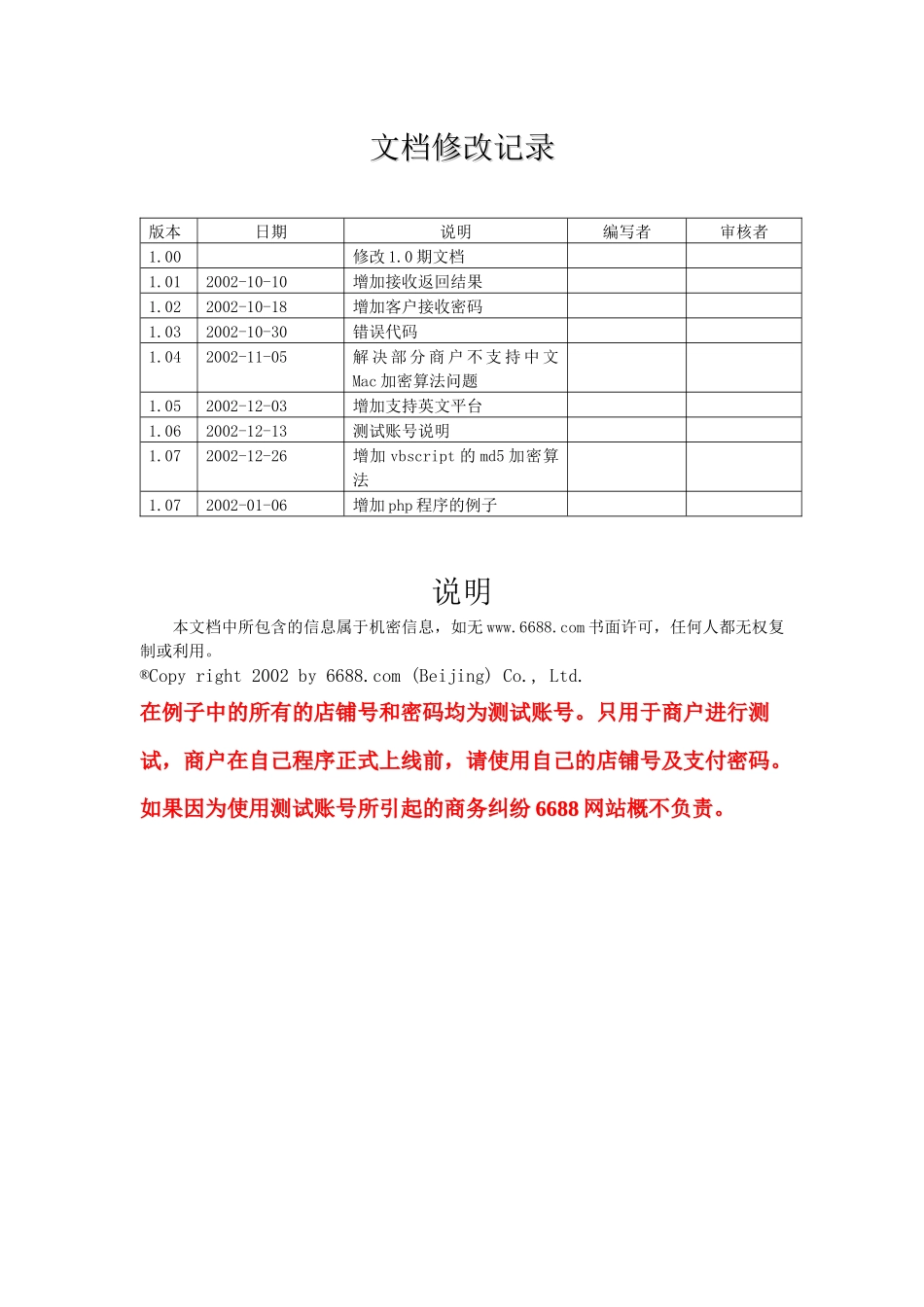 电子商务网上支付接口文档_第2页