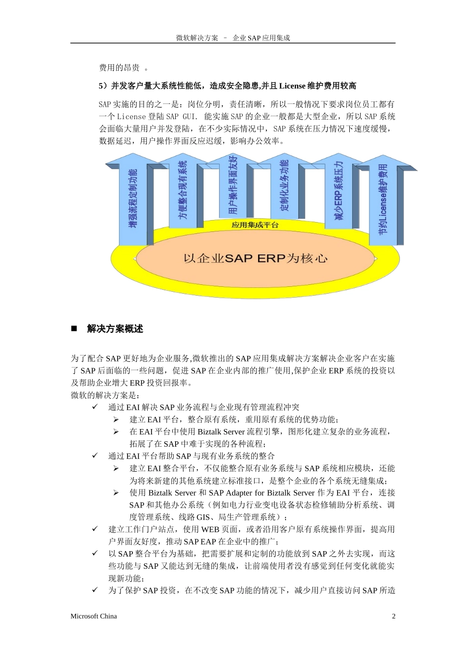 微软解决方案 - 企业SAP应用集成 v10_第2页