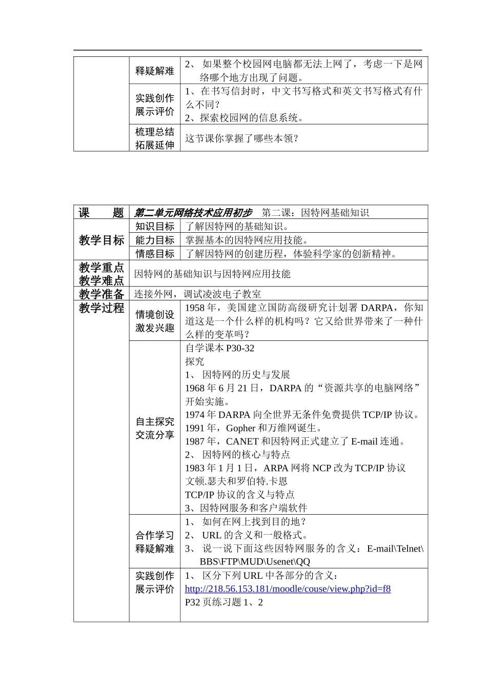 青岛版六年级下册信息技术教案(最新)_第2页