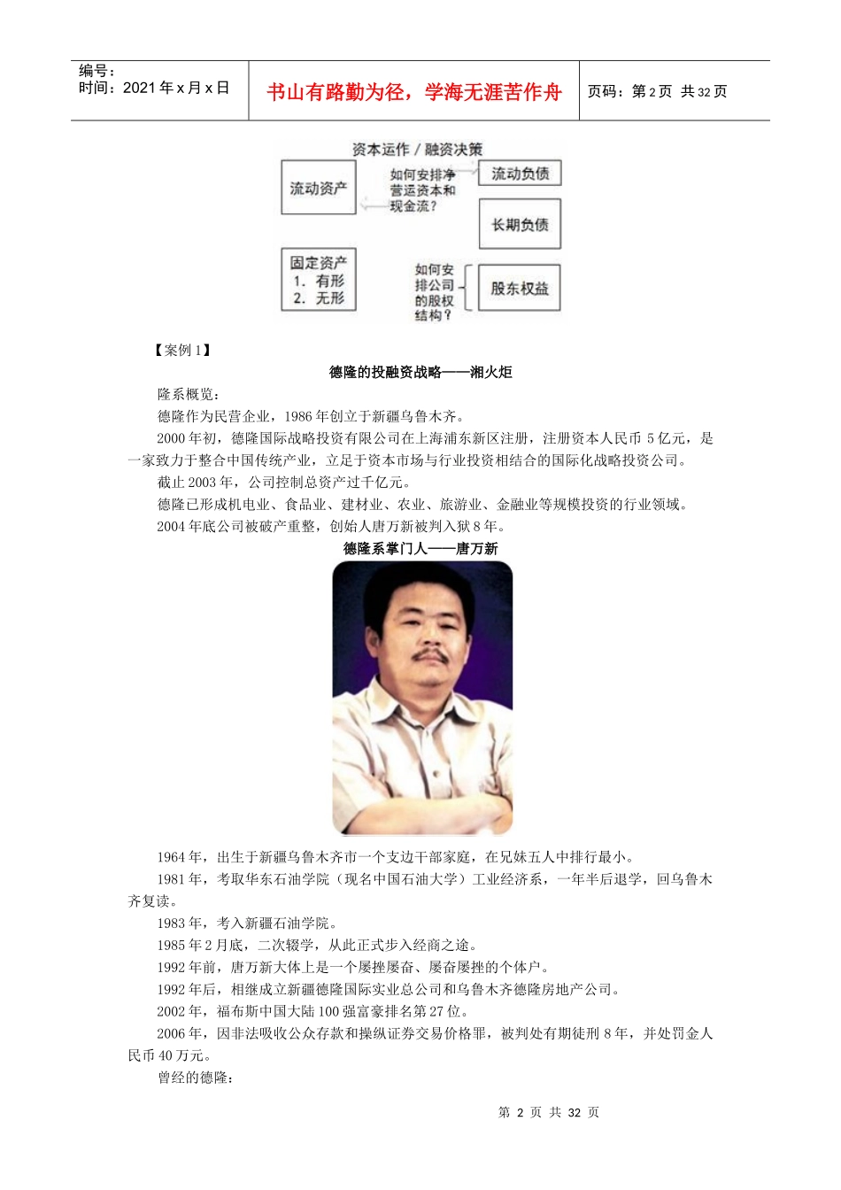 投融资决策中的财务工具与方法_第2页