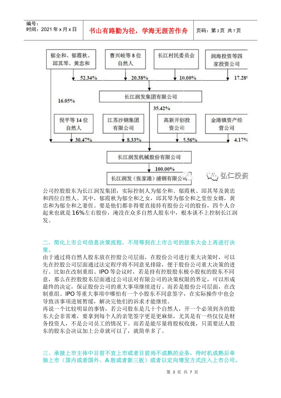 拟上市公司股权结构顶层设计方案_第3页