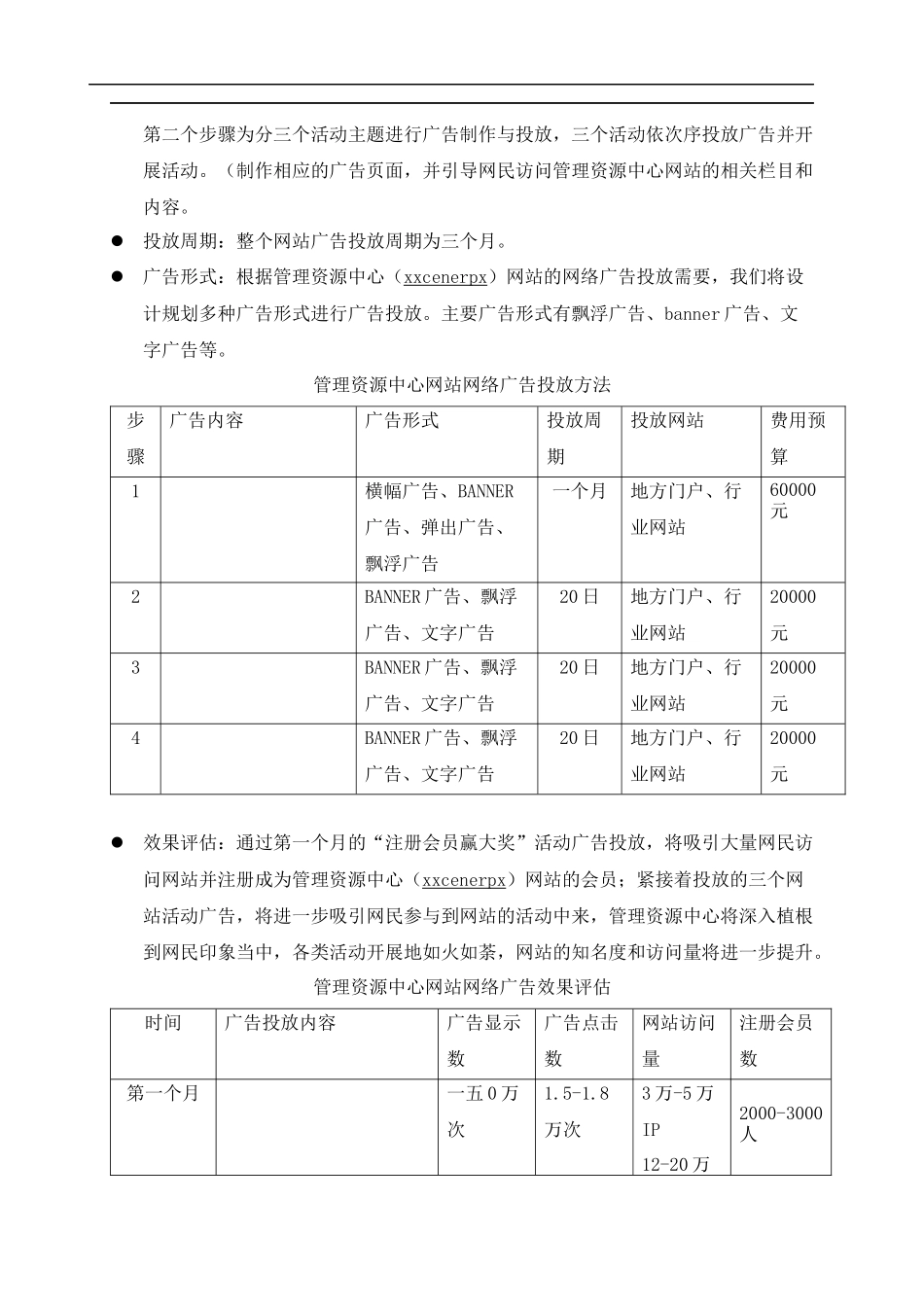 某管理资源中心网站推广方案_第3页