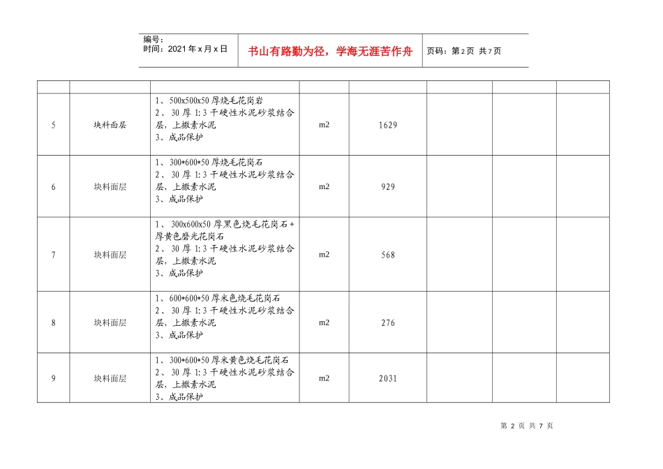 投标报价单(含工程量清单)_第2页