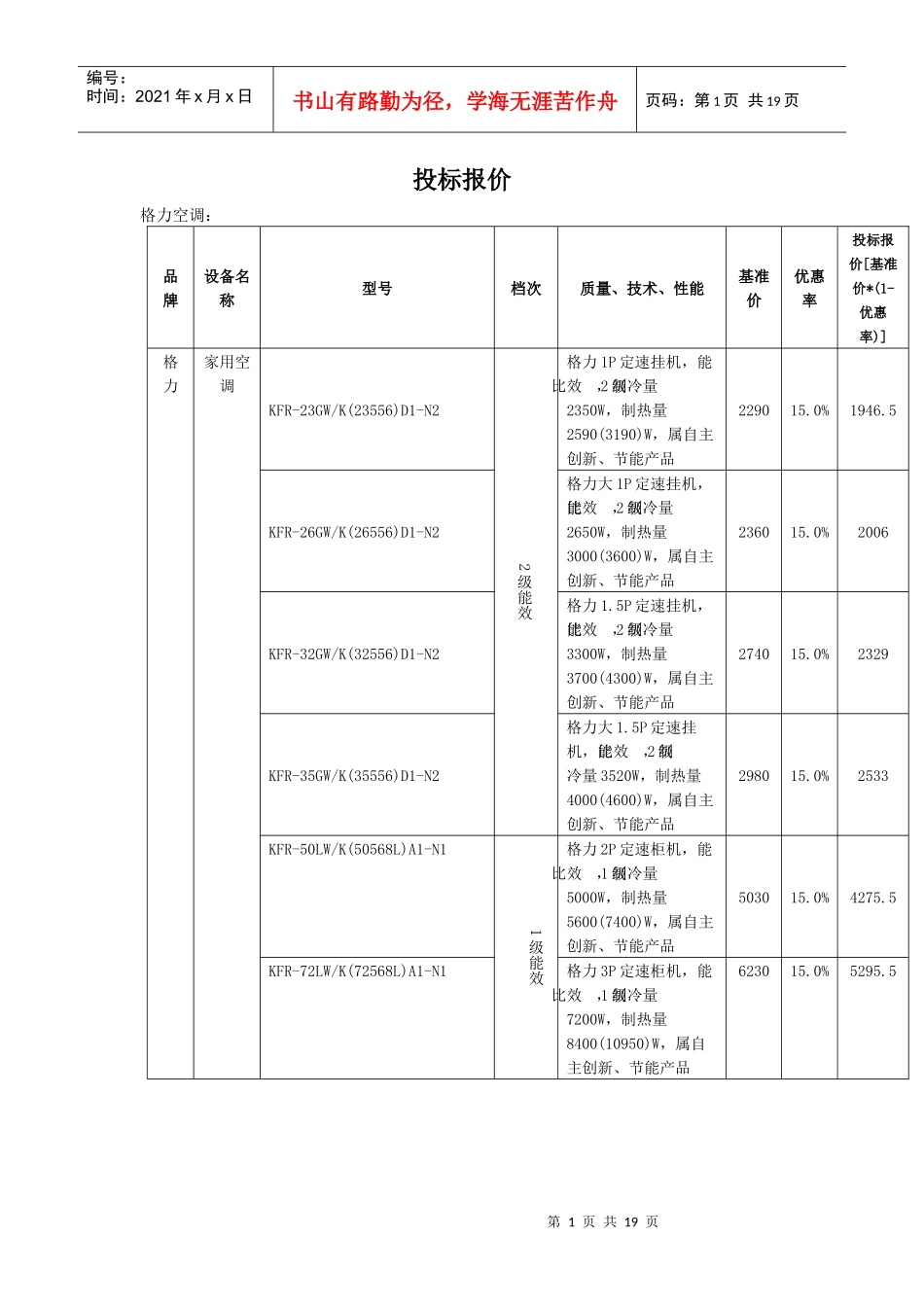 投标报价-乐山市人民政府_第1页