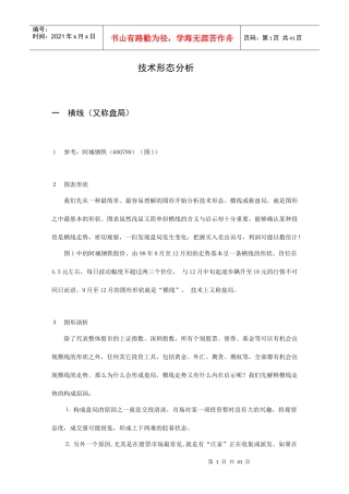 技术形态分析报告讲义