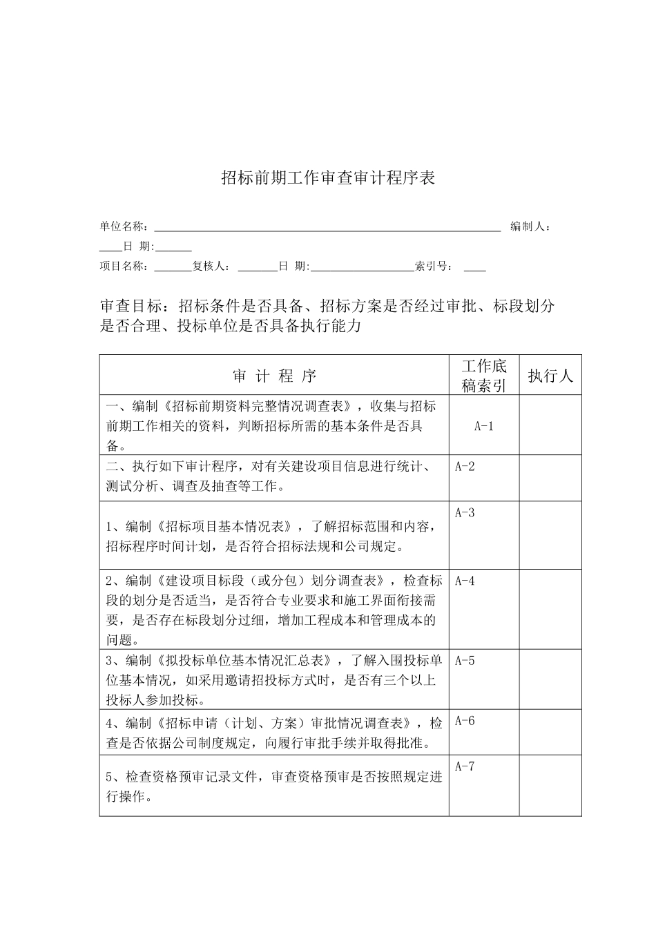 招投标审计底稿_第3页