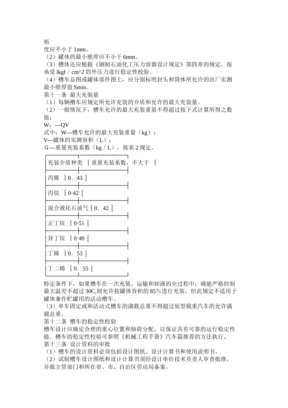 液化石油气汽车槽车安全管理规定( 20)_第2页