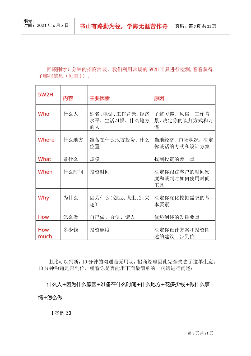 招商加盟谈判技巧及话术(DOC20页)_第3页