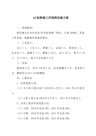 桥梁施工作业指导书