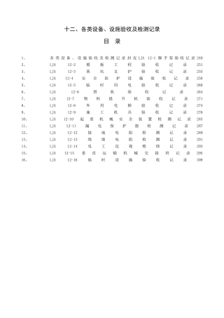 各类设备、设施验收及检测记录( 72页)