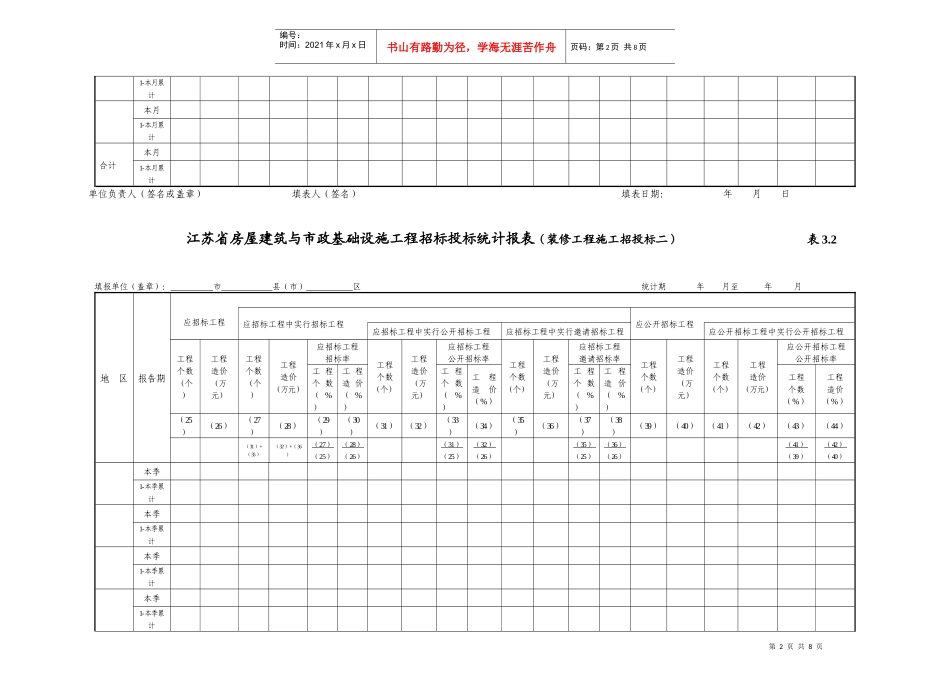 招投标统计报表二_第2页