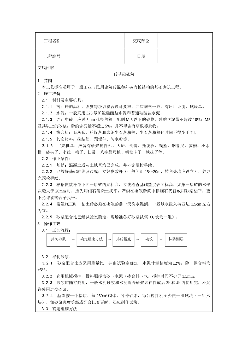砌筑工程施工工艺35535596_第1页