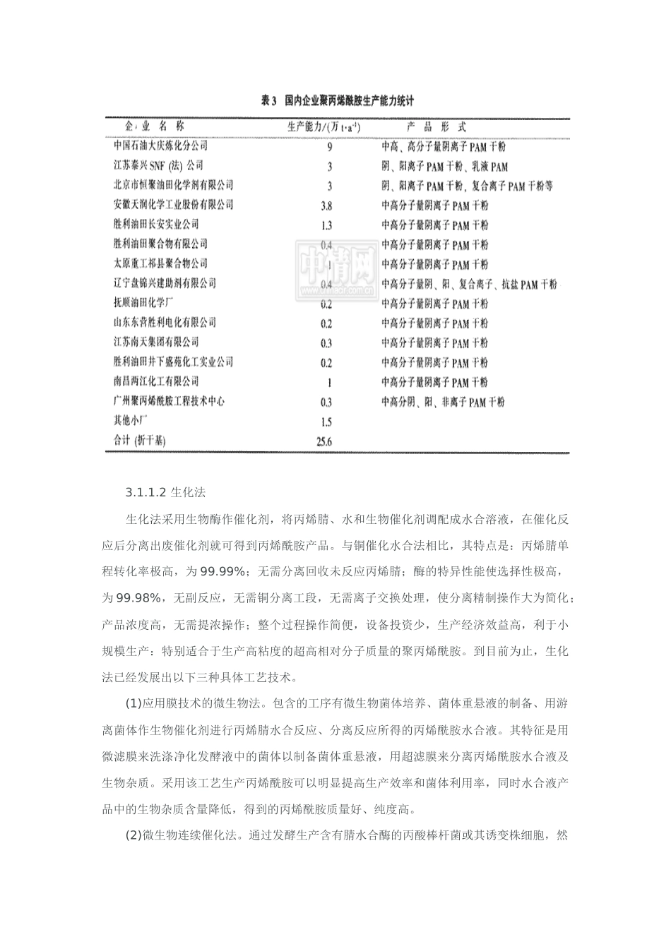 聚丙烯酰胺的生产工艺培训课程_第3页