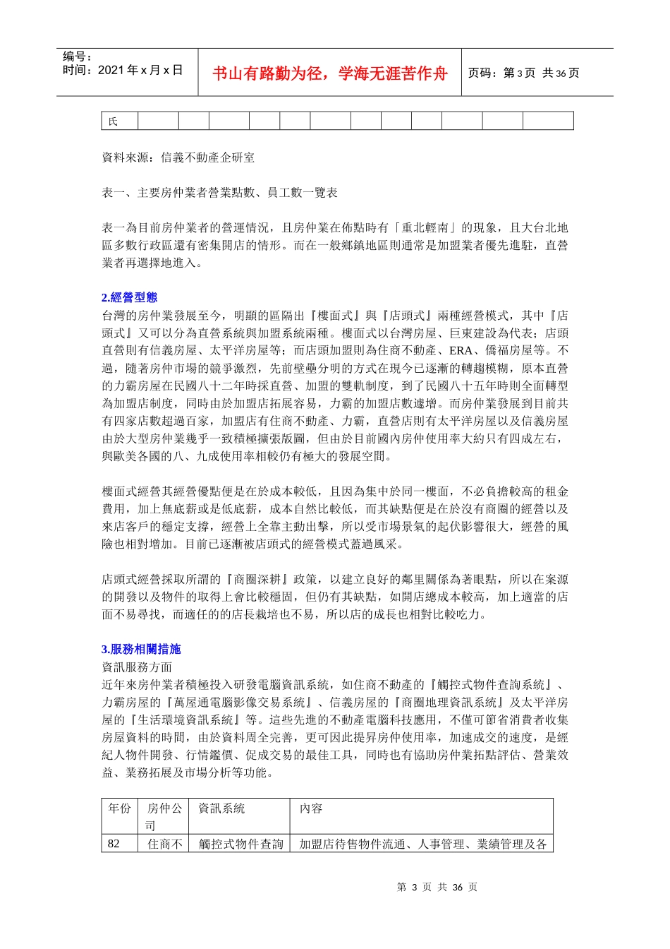 房屋仲介产业分析及太平洋房屋企业策略分析(doc 34页)_第3页