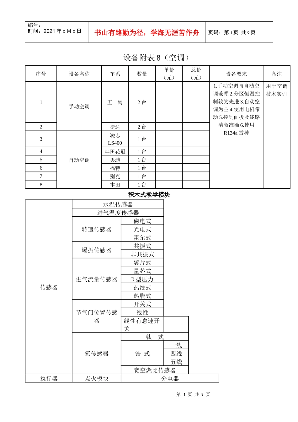 招标标的要求doc-广州城建职业学院_第1页