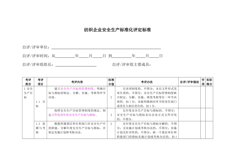 《纺织企业安全生产标准化评定标准》_第3页