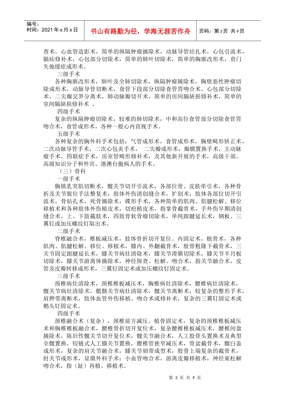 手术分级管理制度_第3页