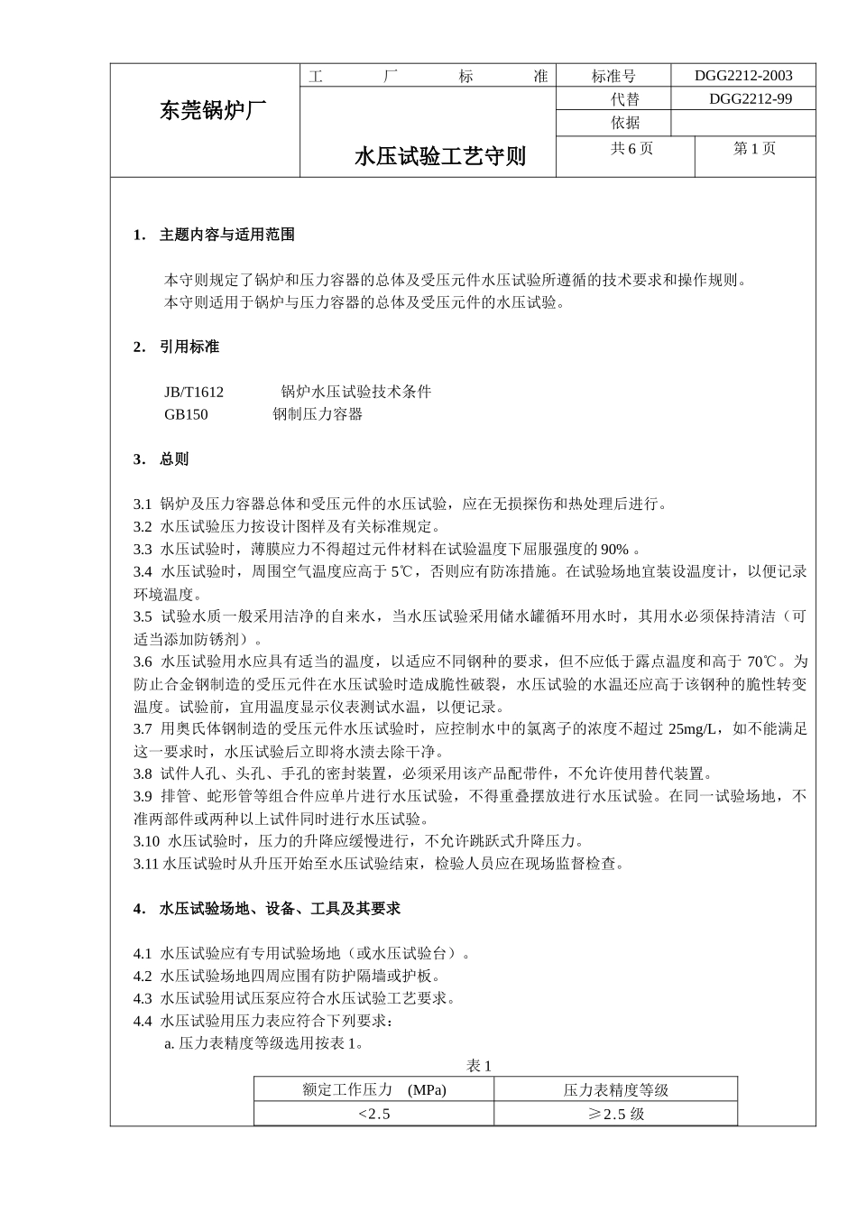 水压试验通用工艺守则_第1页
