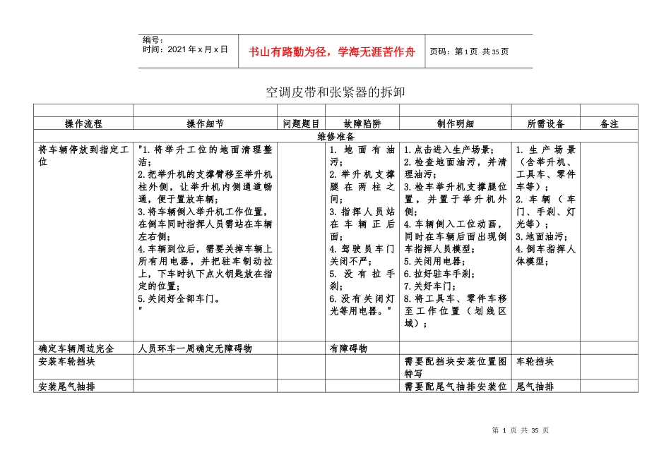 捷达空调系统拆卸流程。配图_第1页