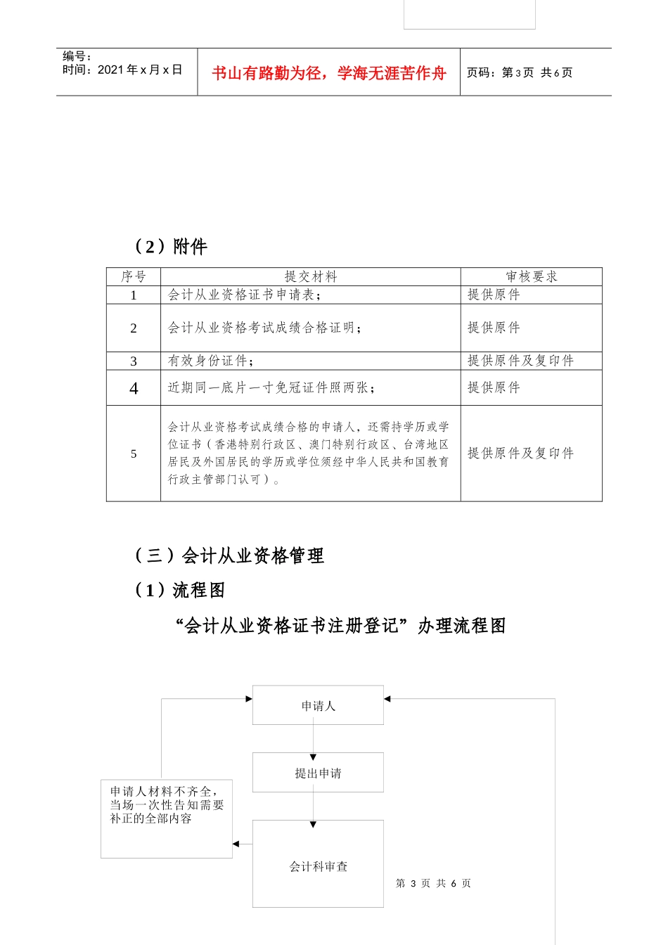 扬中市财政局会计管理内部监控的办法(试行)_第3页