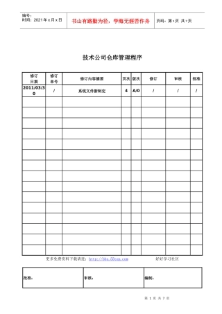 技术公司仓库管理程序