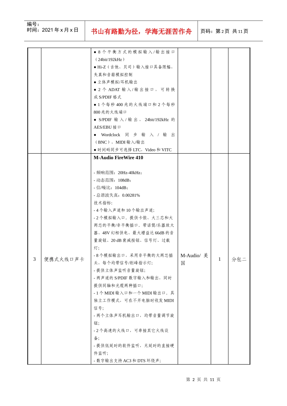 招投标项目申报表_第2页