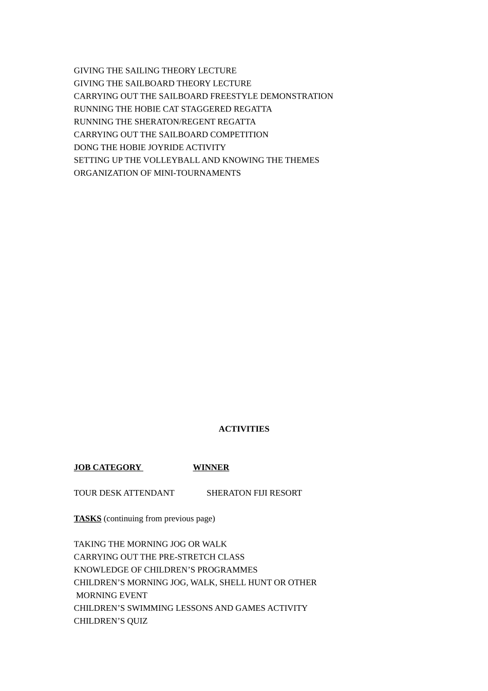 国际著名酒店娱乐部程序(英文)-01 ACTIVITIES. 1—13_第3页