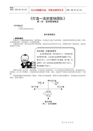 打造一流的营销团队